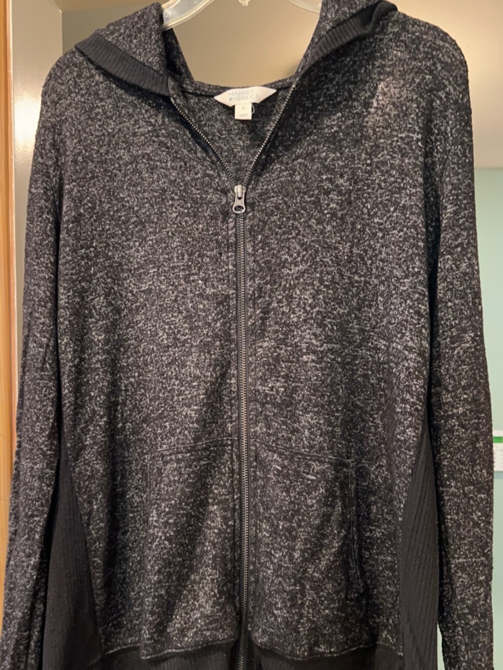 Stitch Fix Market & Spruce Black Hooded Sweater